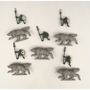 1992 Battle Masters Goblin Wolfriders x5 Miniatures Fantasy Replacement OOP